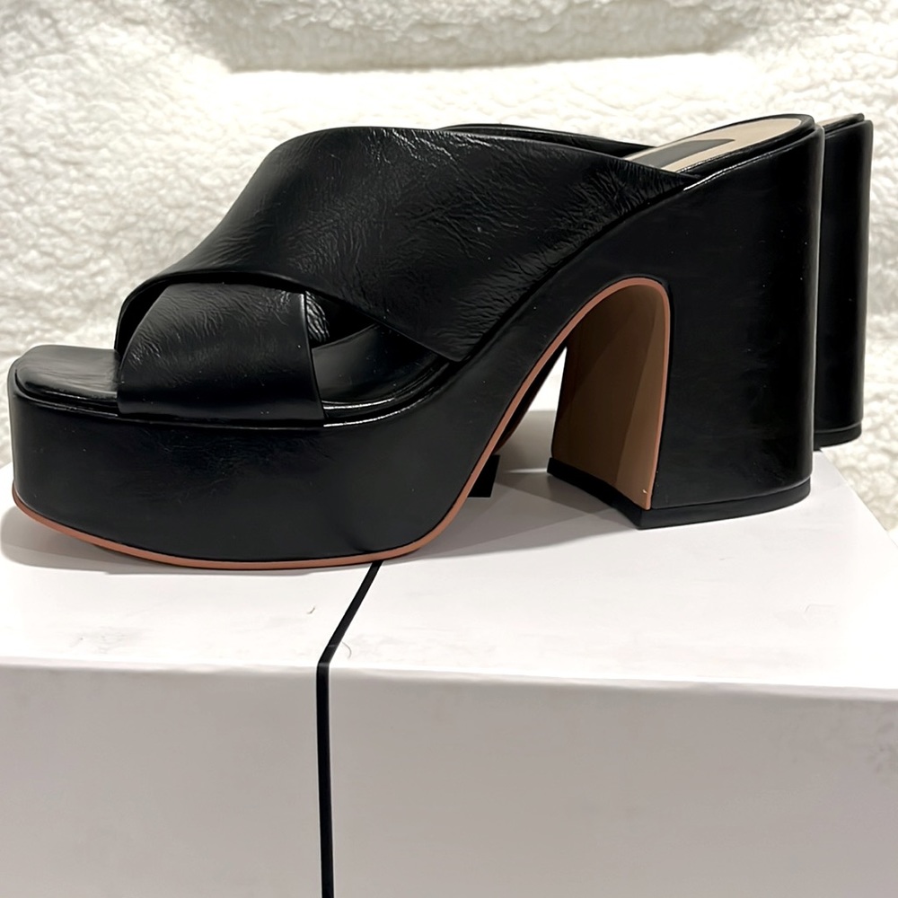 Dolce Vita Black Platform Sandals